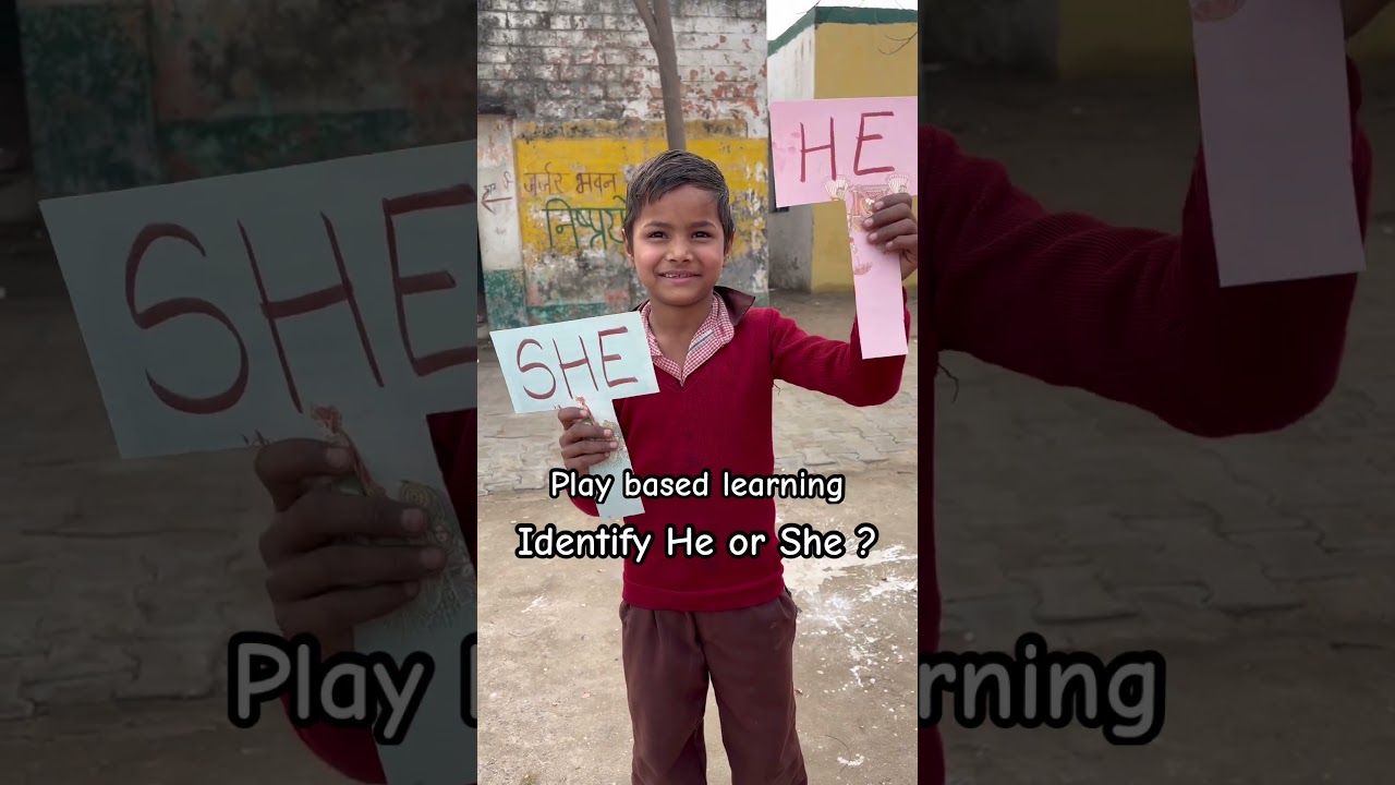 Play based learning #upsagrai #creativeteaching #funactivities #learning #school #english #education