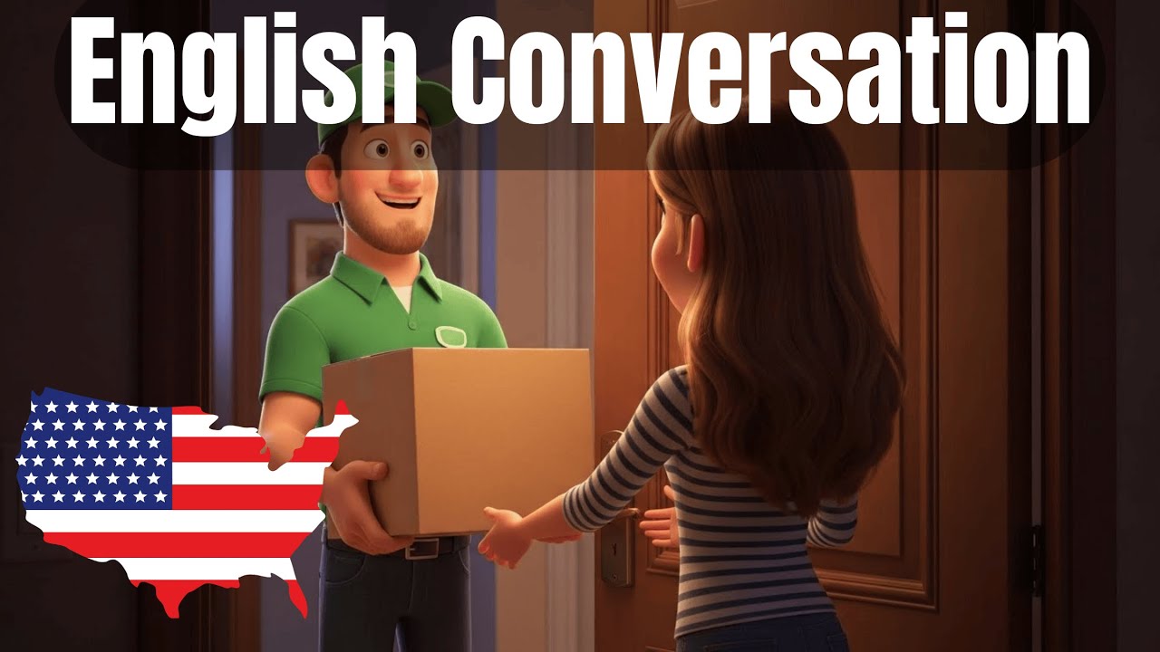 English Conversation with a Delivery Driver | Learn Real-Life English
