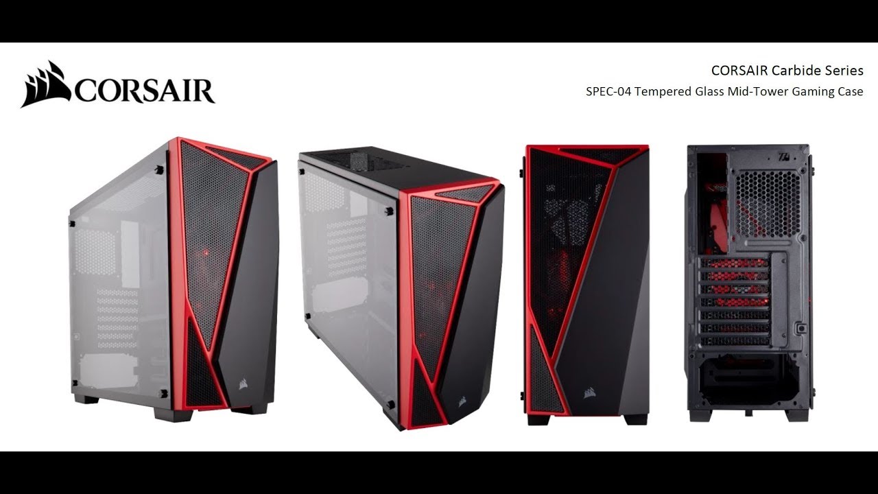 Corsair Carbide Series Spec-04 PC CASE unboxing