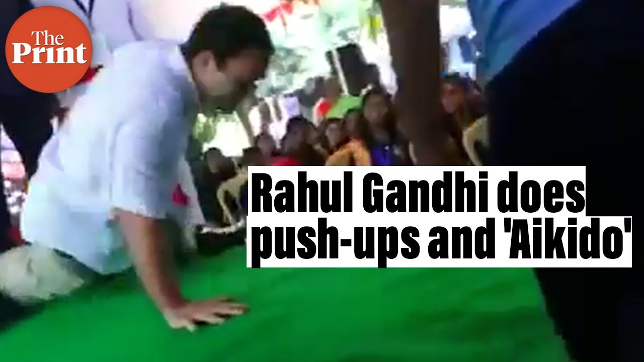Rahul Gandhi interacts with St. Joseph students in Kanyakumari, does push-ups and 'Aikido'