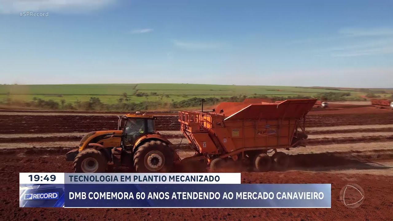 Tecnologia em plantio mecanizado: DMB comemora 60 anos atendendo ao mercado canavieiro