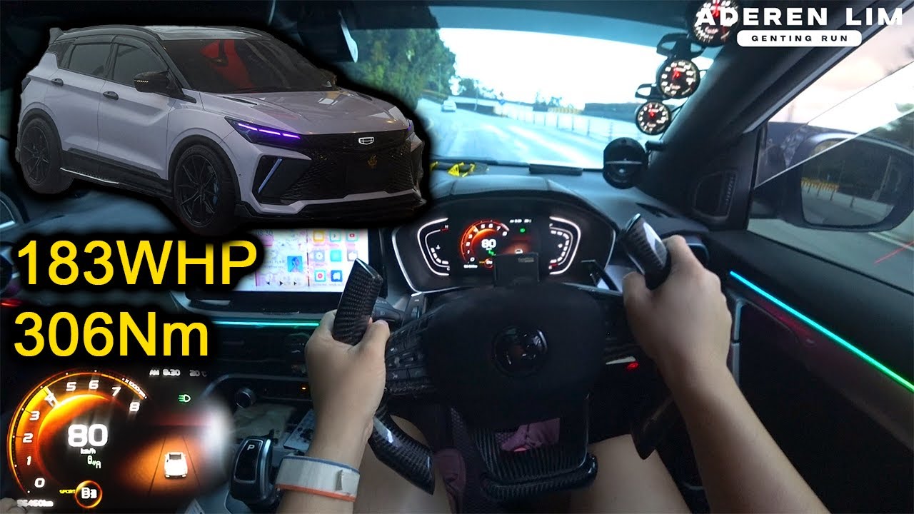 183whp 306Nm Proton X50 Flagship 1.5TGDI | Malaysia #POV [Genting Run 冲上云霄] [CC Subtitle]