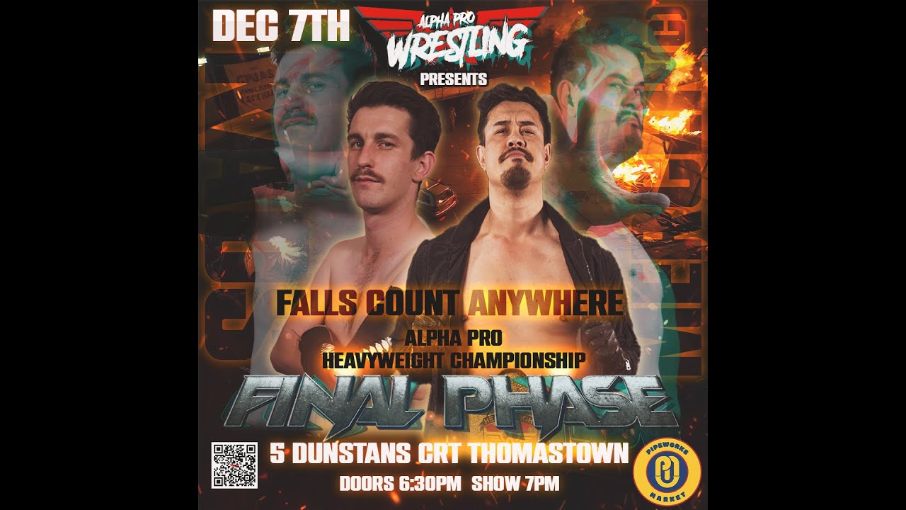 Final Phase - Slade Mercer vs. Mike Kaos (Falls Count Anywhere For The Alpha Heavyweight Title)