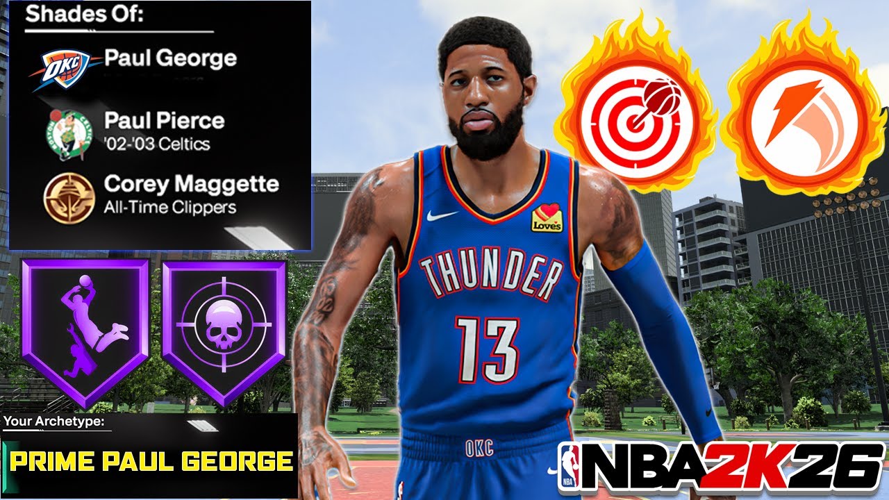 Этот ПРЕМЬЕР-ПОЛ ДЖОРДЖ — ДВУХСТОРОННИЙ ДЕМОН-СБОРНИК в NBA 2K26
