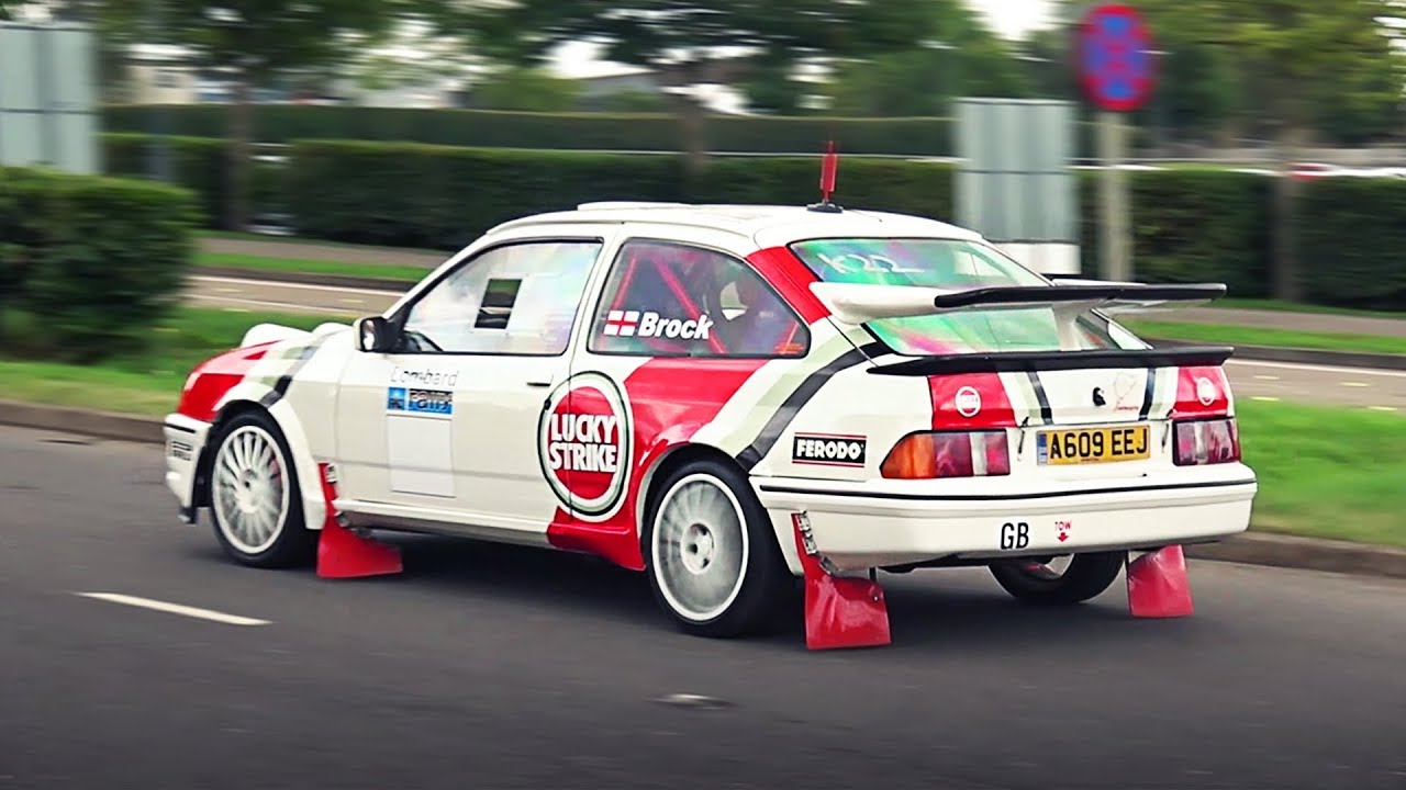 Classic & Performance Fords Leaving a Car Show - August 2017