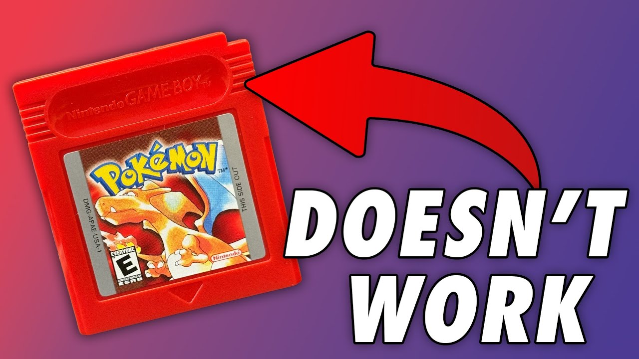 Ремонт картриджа Pokémon Red!