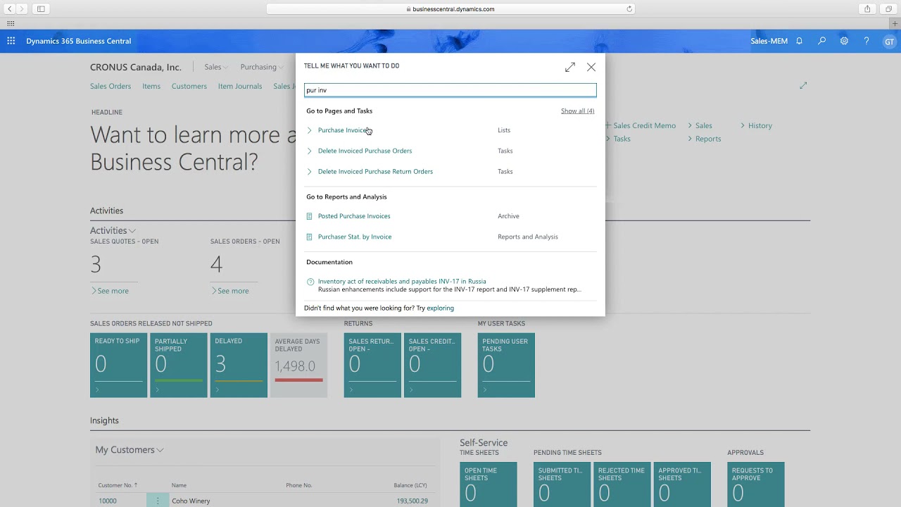 Consolidation accounting and multi company management in Dynamics 365 Business Central