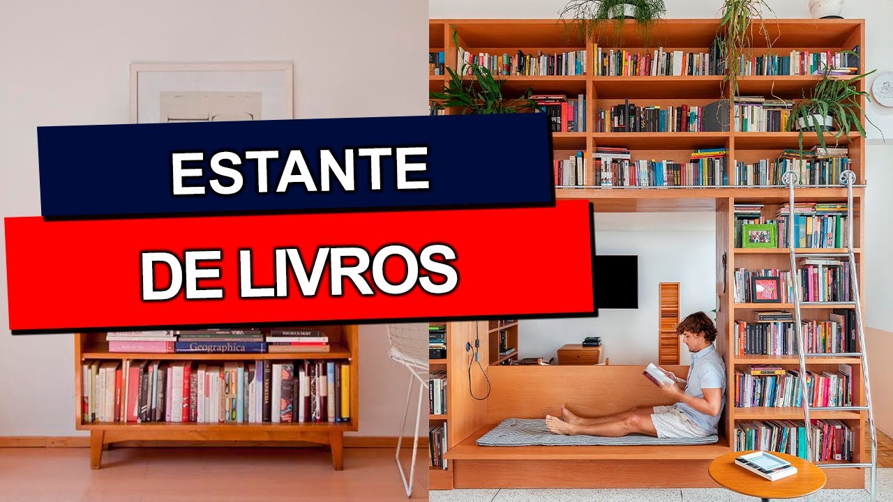 ESTANTES DE LIVRO: Confira 50 modelos de estantes de livros para diversos cômodos da casa!