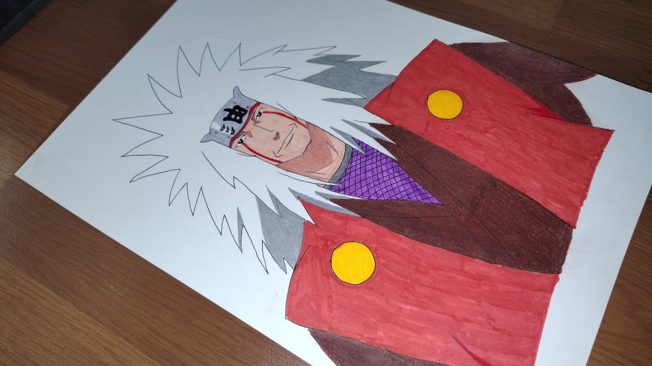 How To Draw Jiraiya? Jiraiya kaise draw kare?