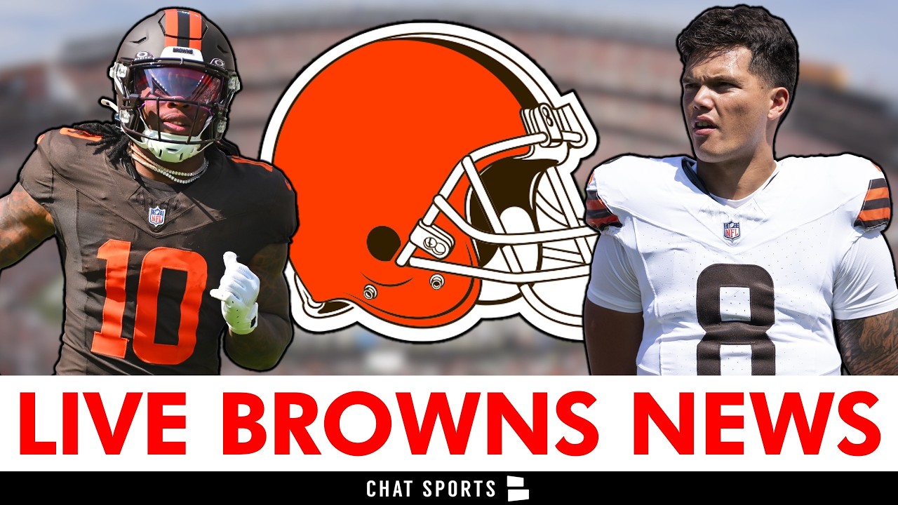 Cleveland Browns Report LIVE: Browns News & Trade Rumors Ft. Quinshon Judkins, Dillon Gabriel