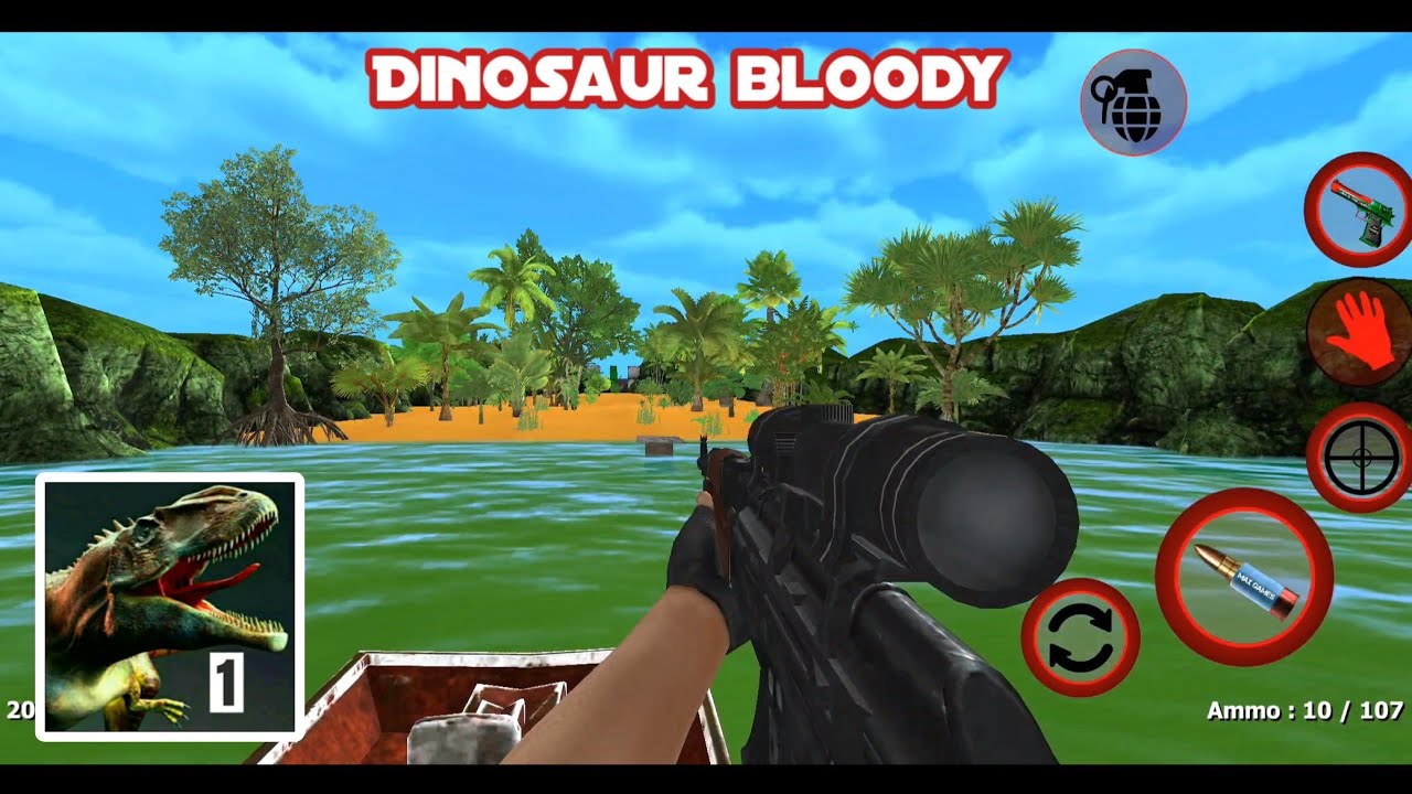 Dinosaur Bloody island - New update level 53-60 Ending