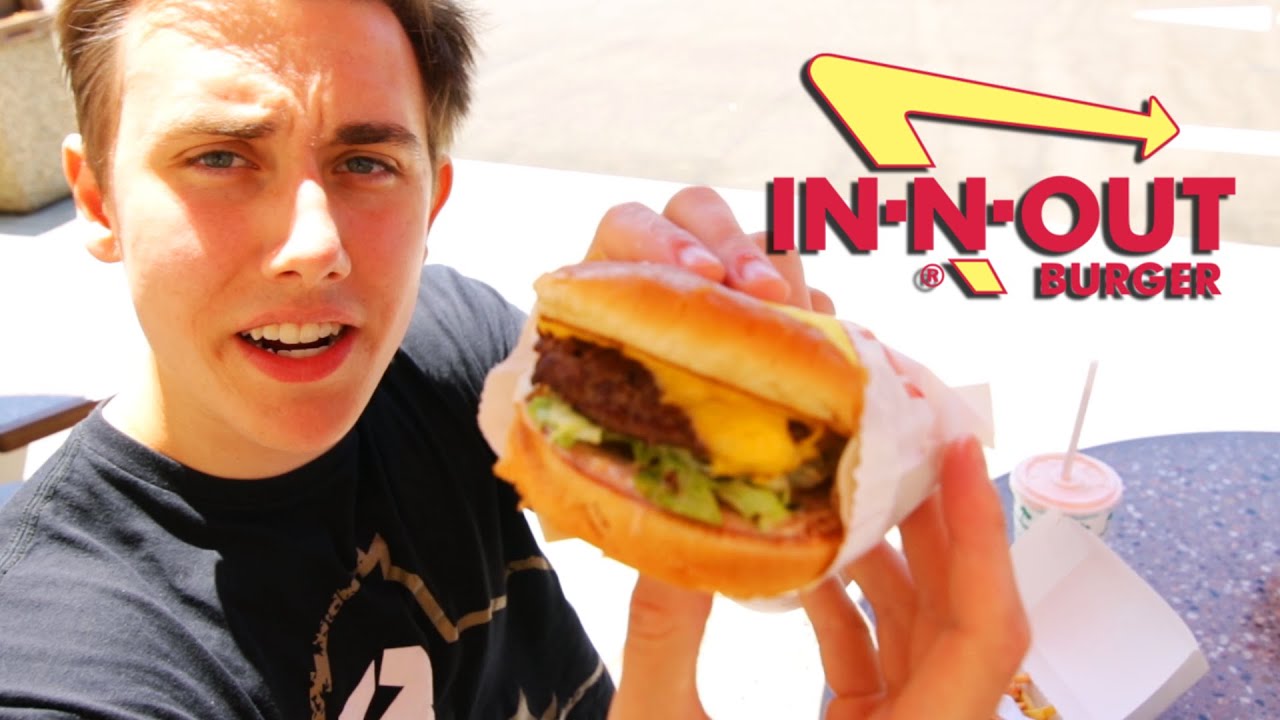 ВПЕРВЫЕ ПРОБУЮ БУРГЕРЫ IN 'N OUT!
