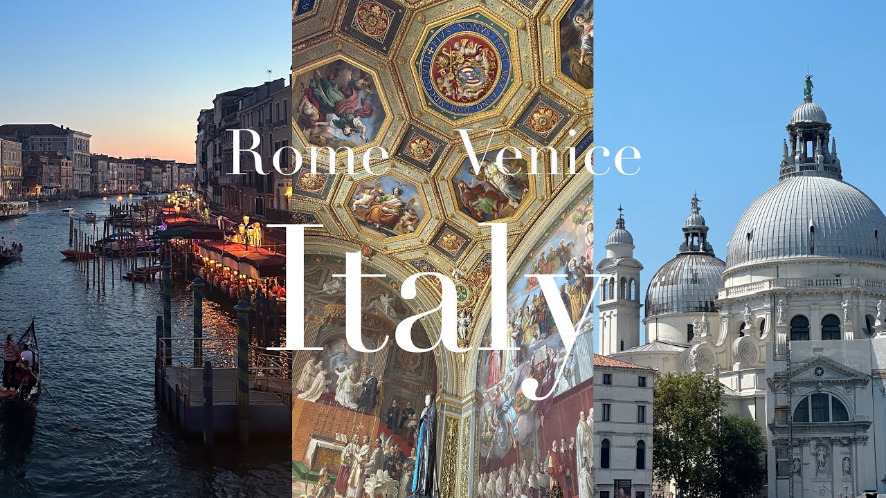 【vlog】イタリア旅行🇮🇹✈️┆ローマの定番名所巡り┆バチカン美術館┆ベネツィアで憧れのゴンドラに┆ひたすら美しい街並みに感動した5泊6日