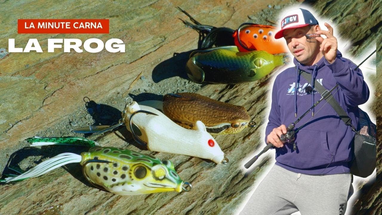 Tuto pêche : tout savoir sur la pêche à la grenouille (frog) - La Minute Carna