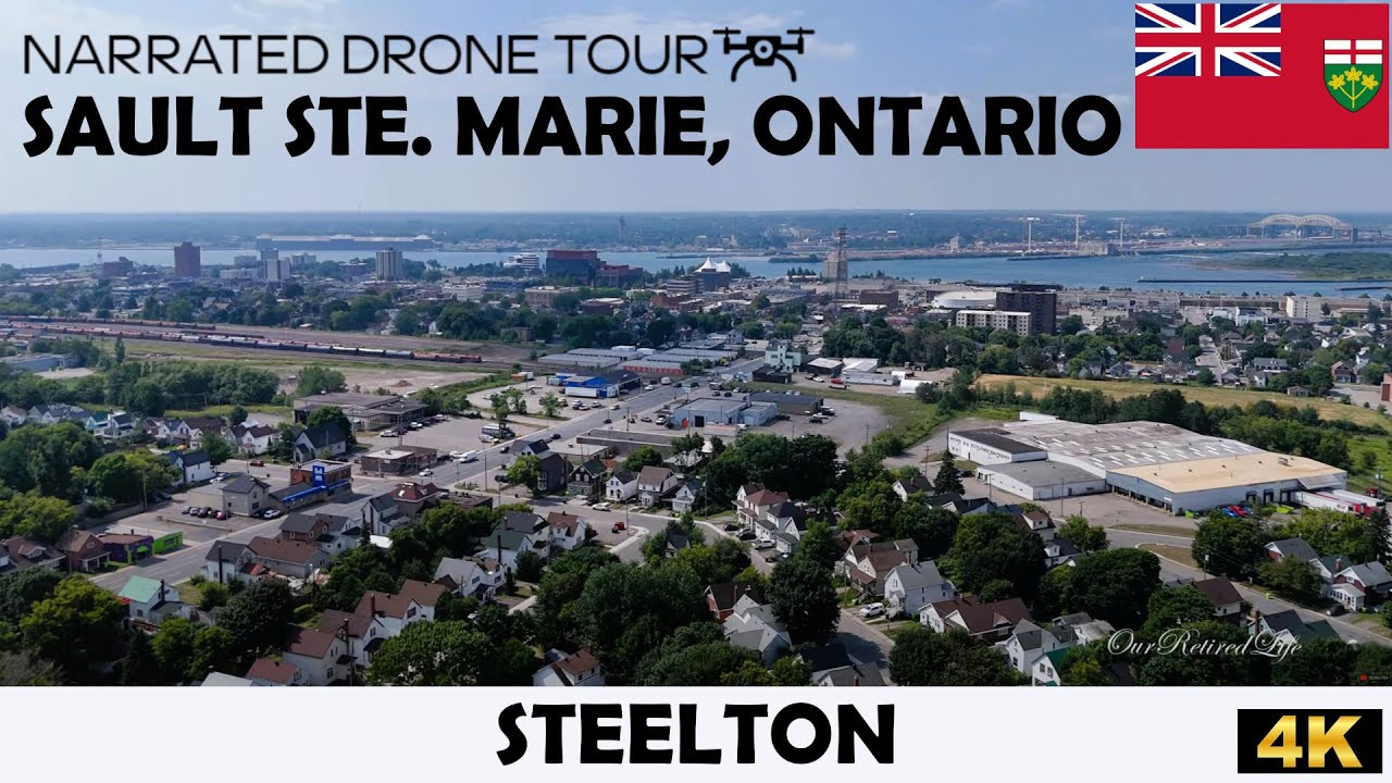 🚁 Стилтон, Су-Сент-Мари, Онтарио 🚁 4K Drone