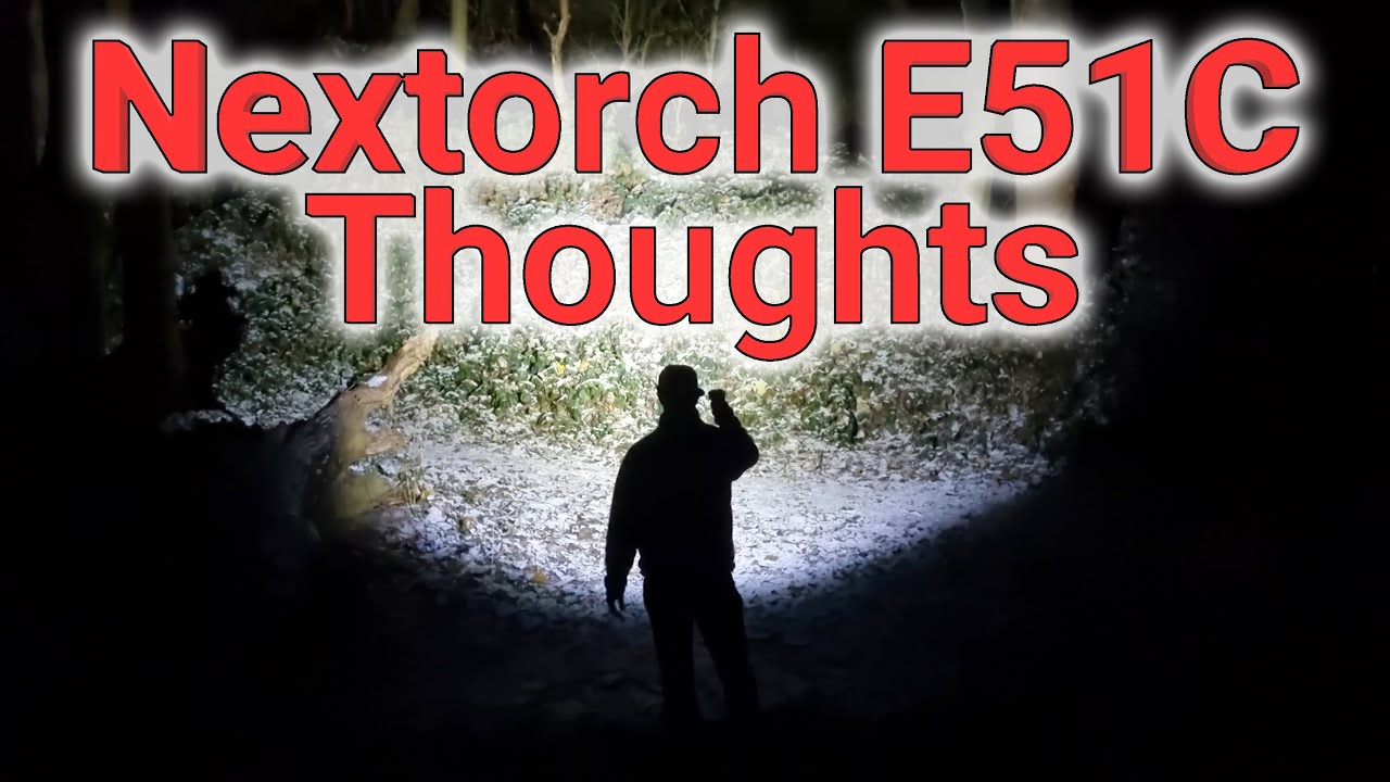 Nextorch E51C Thoughts Type C 1600 lumen tail clicker
