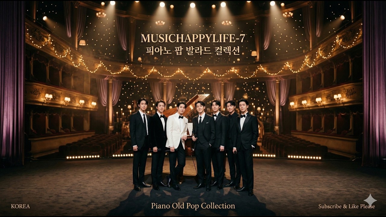 피아노 팝 발라드 컬렉션 MUSICHAPPYLIFE-7 #케이팝 #케이팝음악#글로벌뮤직 #감성발라드팝