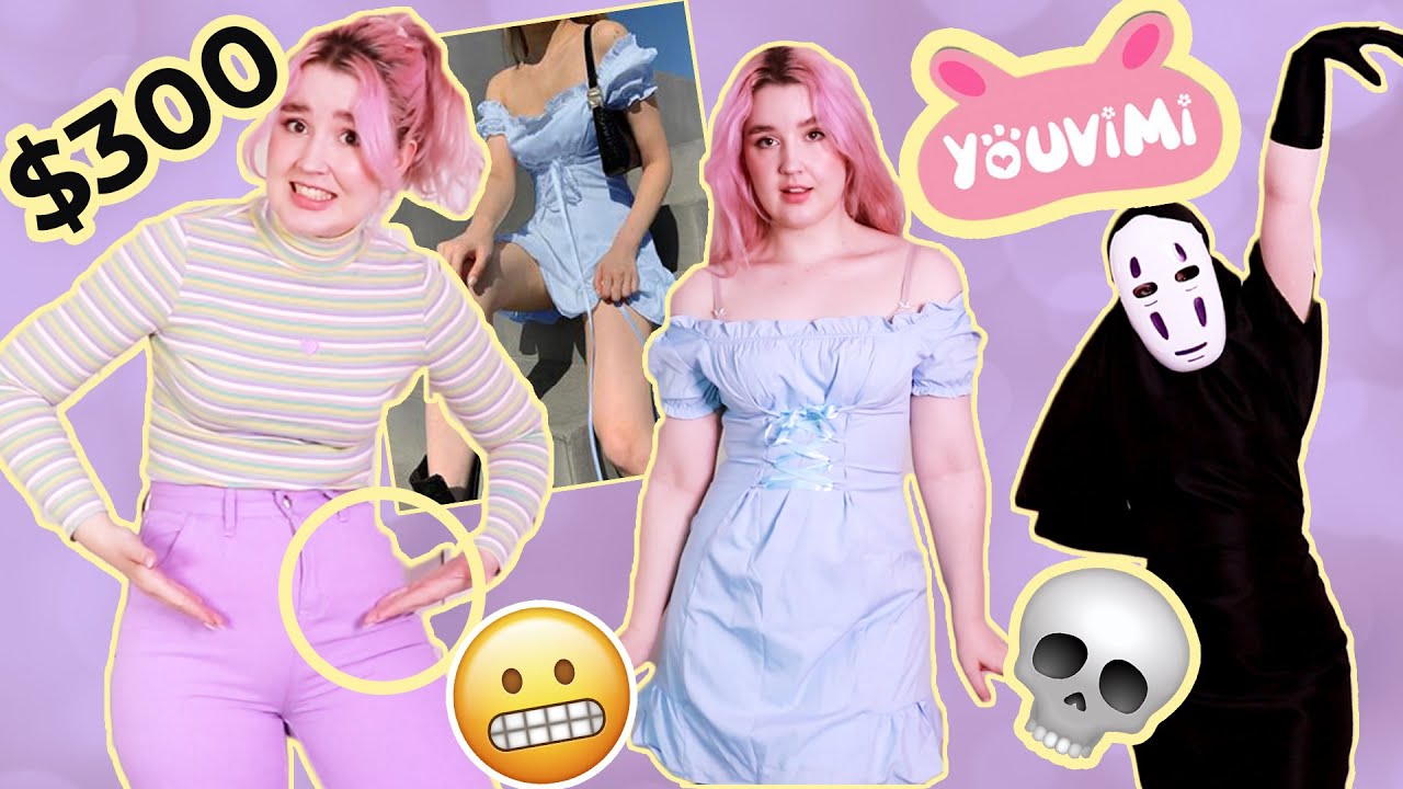 $300 Kawaii Clothing Try On Haul | Youvimi Review 2021