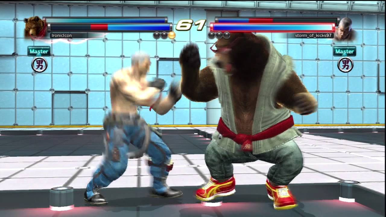 Tekken Tag Tournament 2 Kuma / Dragunov vs Jin / Kazuya / Bryan / Paul #1 11/10