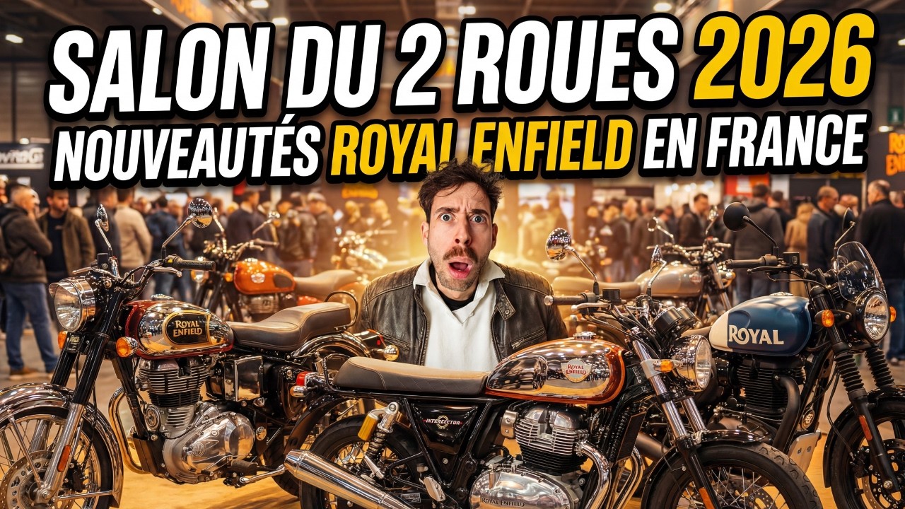 Royal Enfield 2026 : les nouveautés du stand au Salon du 2 Roues de Lyon
