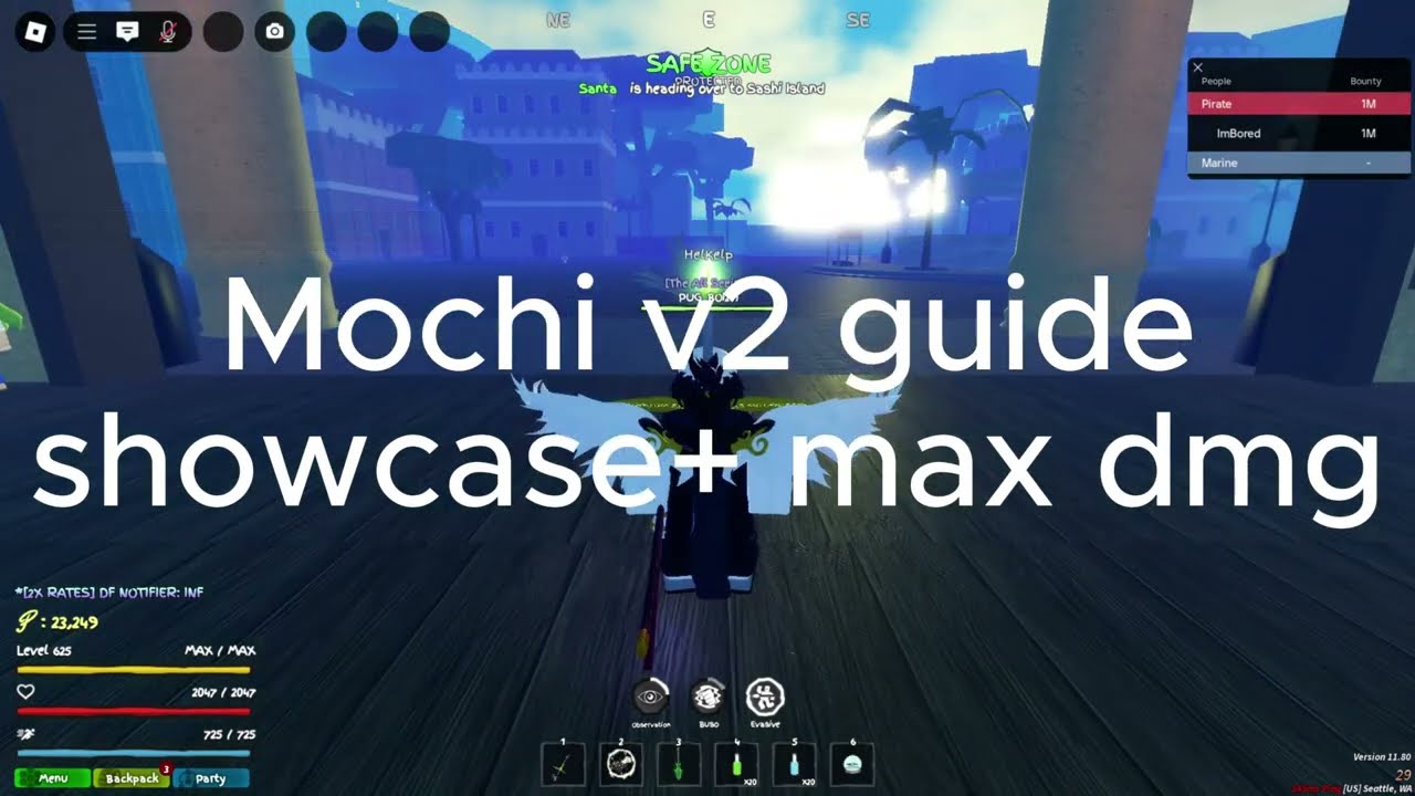 [GPO] Mochi v2 guide + max dmg showcase