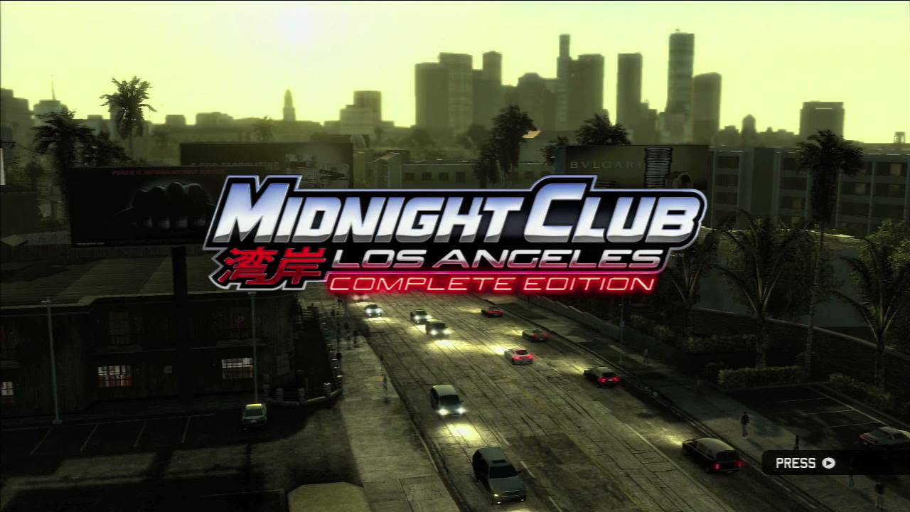Midnight Club Los Angeles: Complete Edition Title Screen (PS3, Xbox 360)