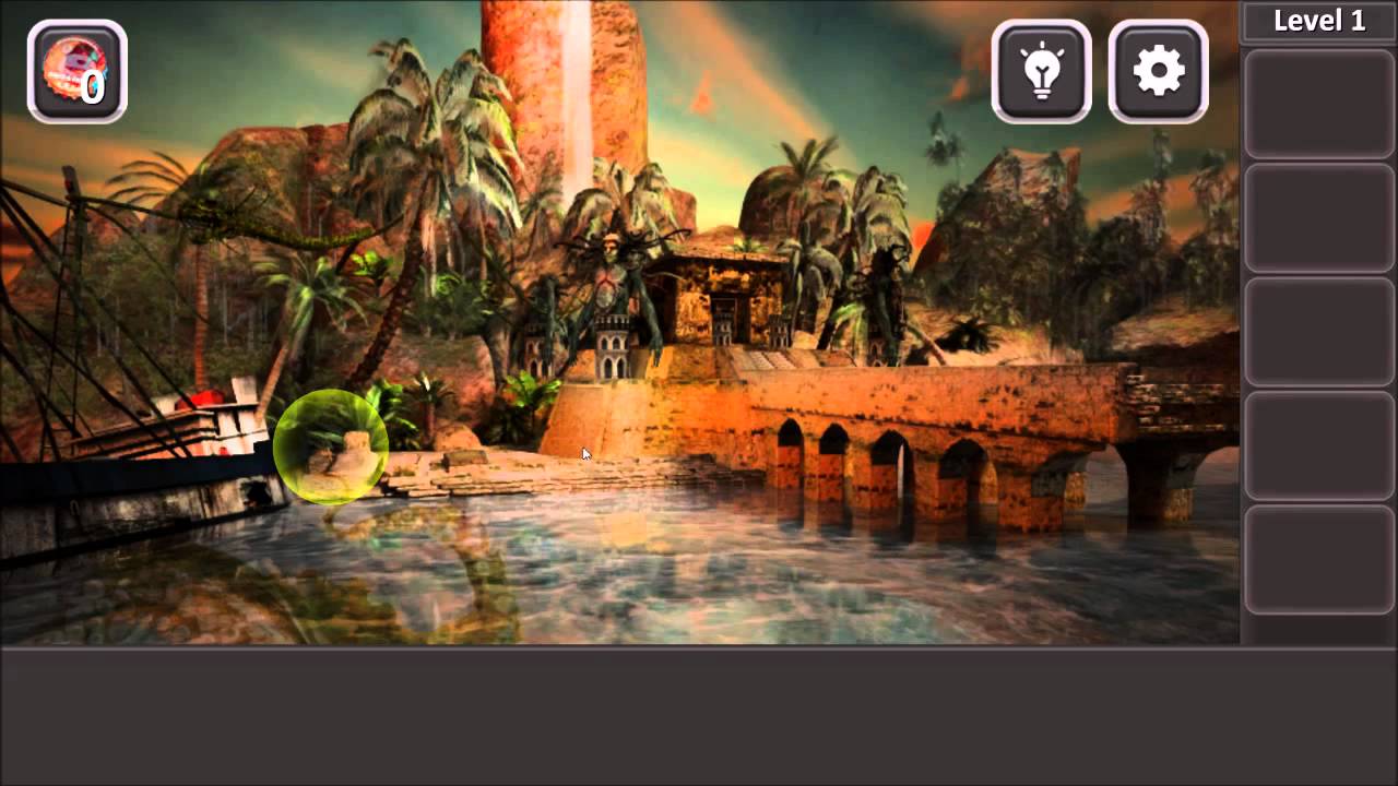 Can You Escape Island: Level 1 With Commentary And Mouse Clicks