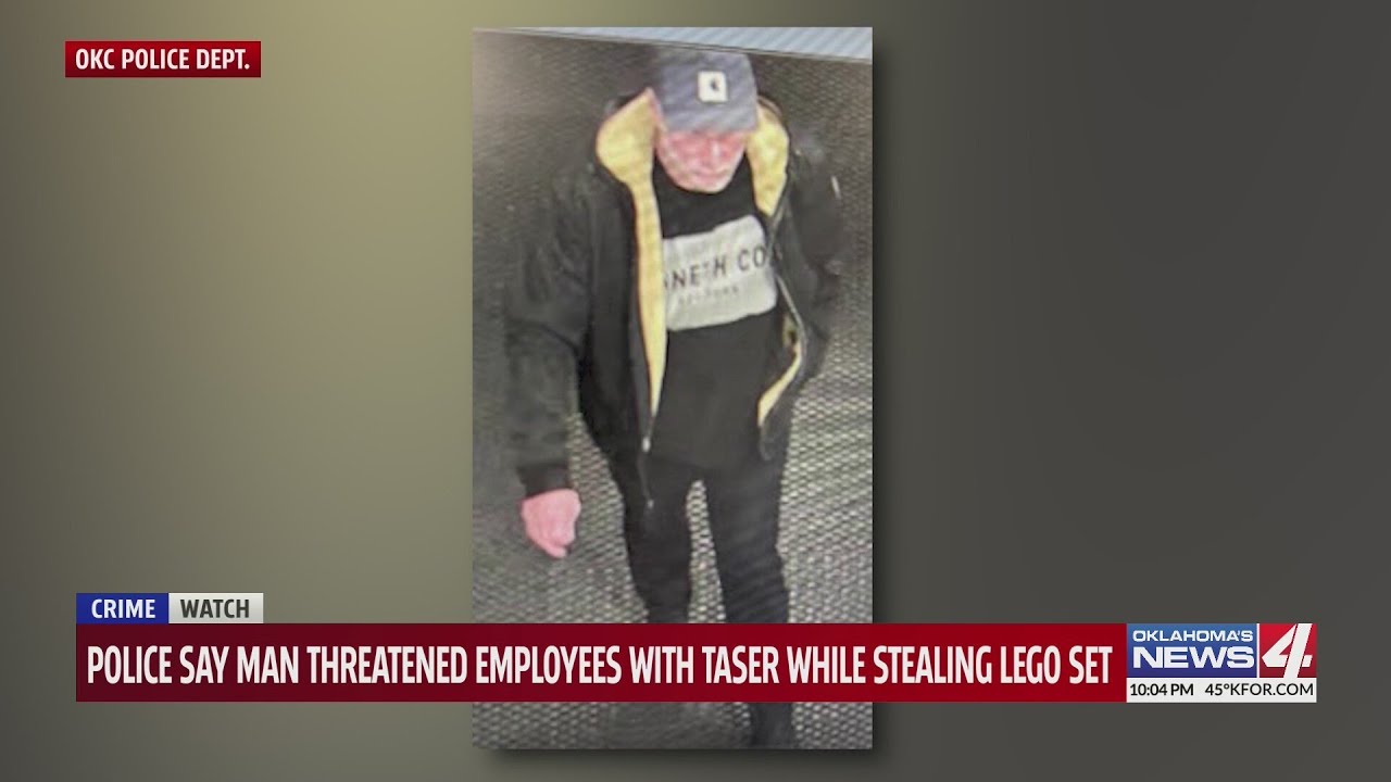 Police search for man accused of using Taser to steal Lego set from Oklahoma City Best Buy