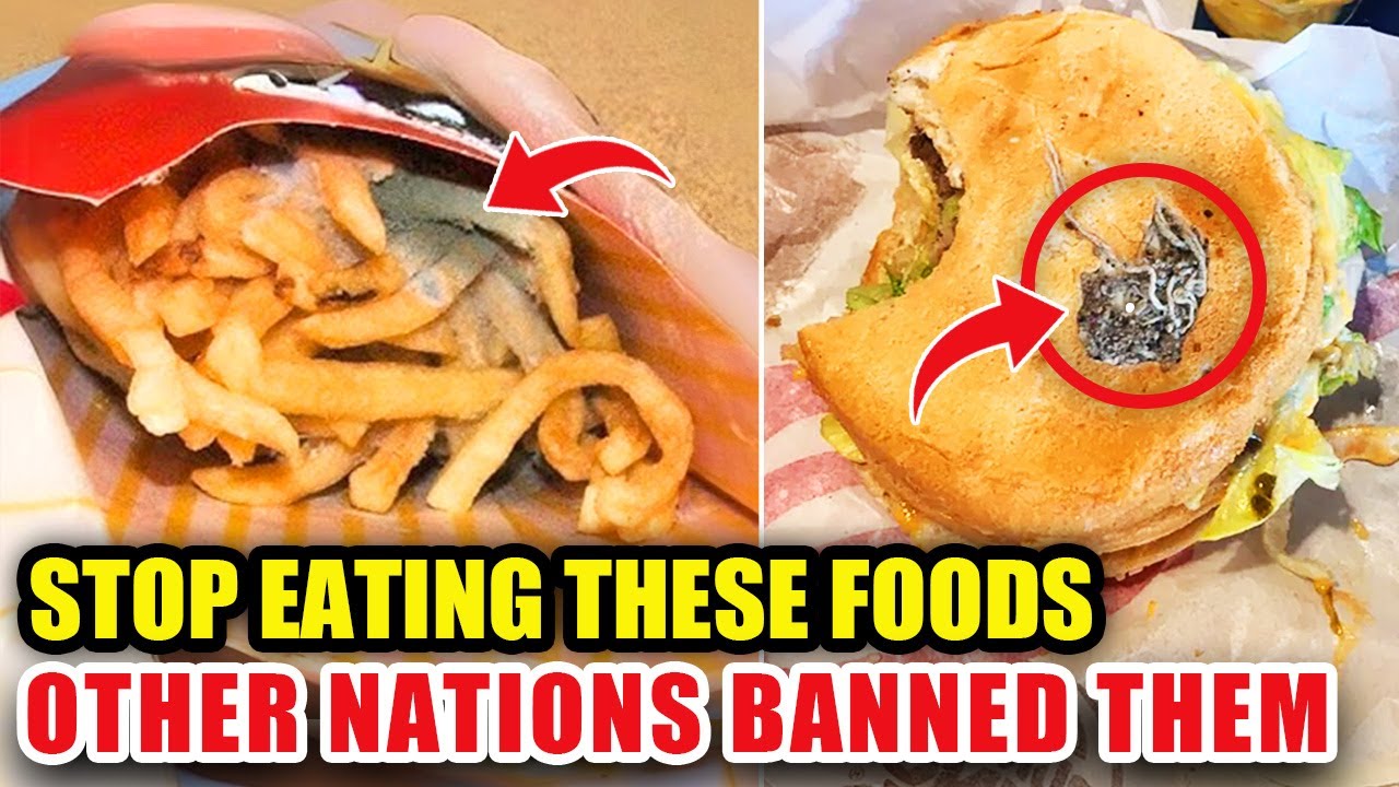 SECRETS SO HORRIFYING Of 10 American Foods Banned In Other Countries