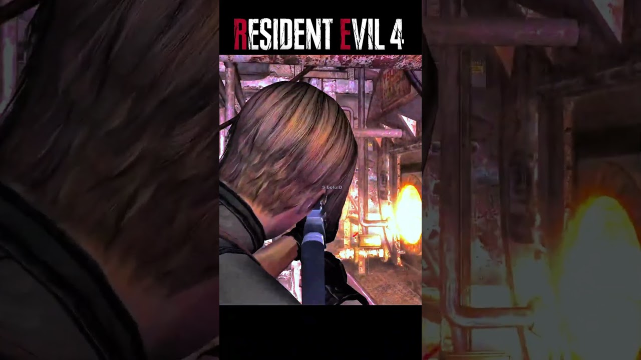 Resident Evil 4 - MOD Can You Escape - Burning Area     #gaming #re #re4