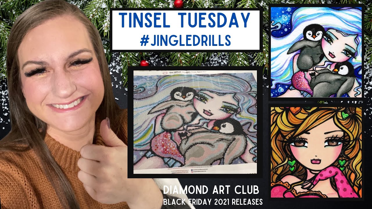 Unboxing Diamond Art Club Black Friday 2021 Releases || &ldquo;Tagalongs&rdquo; & &ldquo;Sweet Selena&rdquo; by Hannah Lynn
