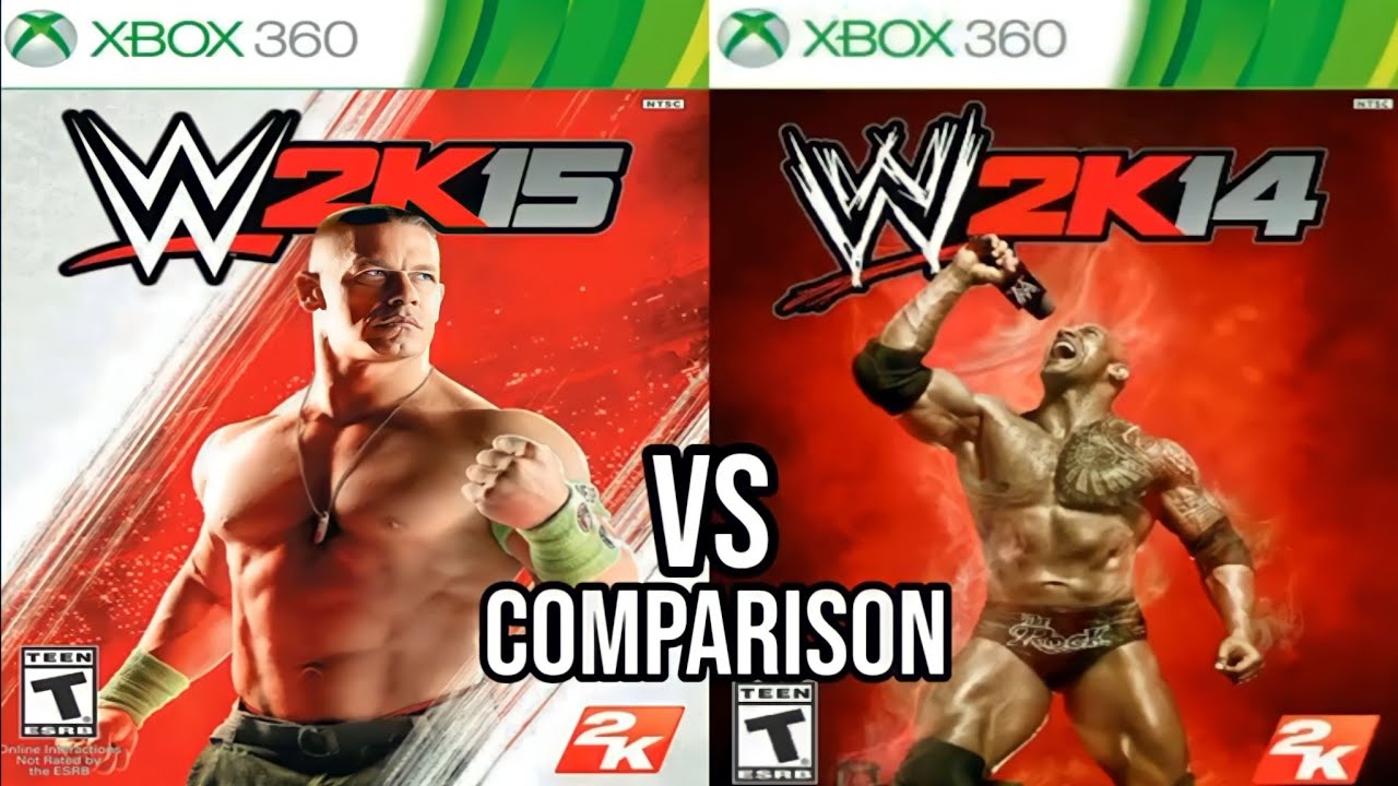 WWE 2k15 Vs 2k14 Xbox 360
