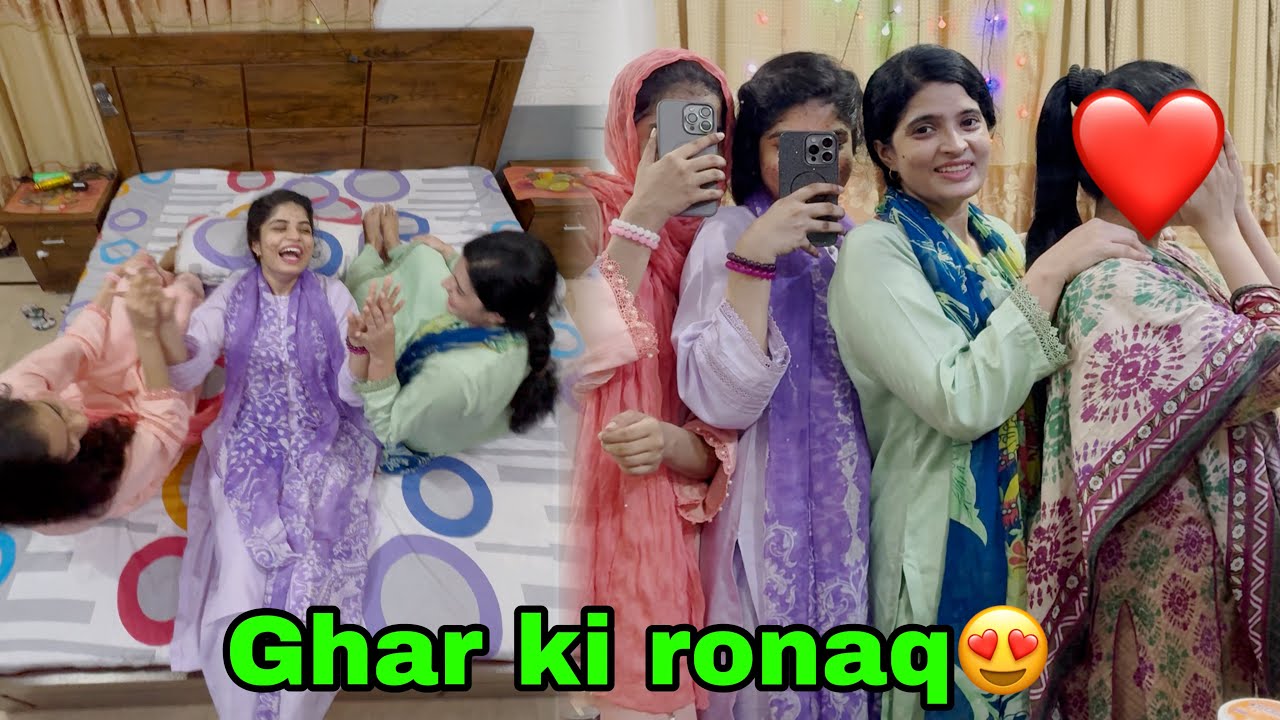 Ghar ki ronaq meri behno sy❤️raat 3 baajy jia ny dar kr sab ko utha dia😭api ki special recipe leaked