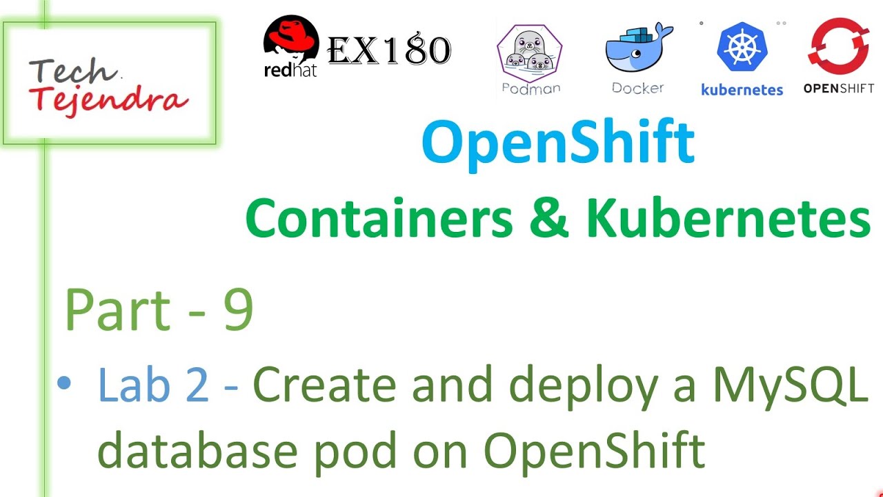 Развертывание пода базы данных MySQL в OpenShift (Контейнеры, Kubernetes и OpenShift. Часть 9) Re...