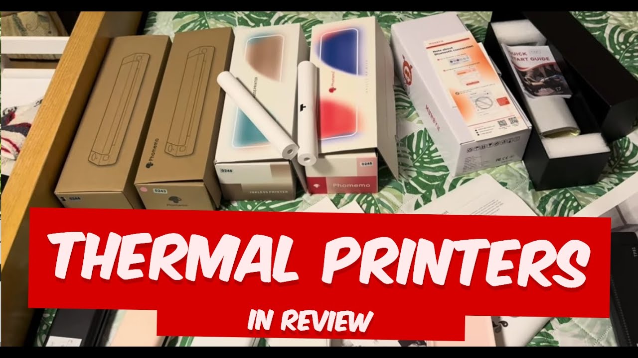 In Review: Inkless Thermal Printers from different brands and manufacturers