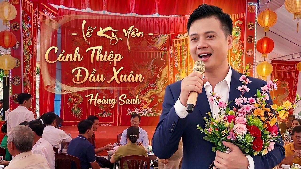 Hoàng Sanh Cảm Động Khi Hát Bài Hát Này Tại Lễ Kỳ Yên | Cánh Thiệp Đầu Xuân - Hoàng Sanh