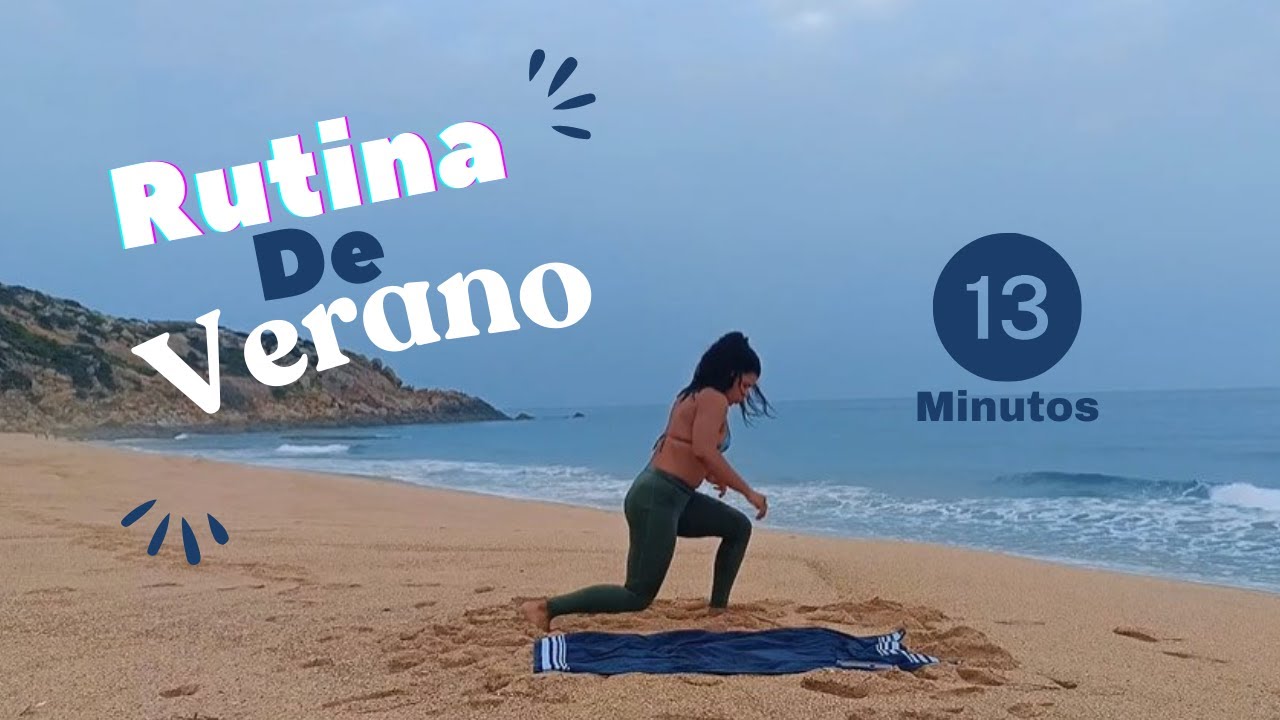 Piernas fuertes en la playa 🌊🔥 | Rutina de 13 min sin equipo Ejercicios efectivos y fáciles