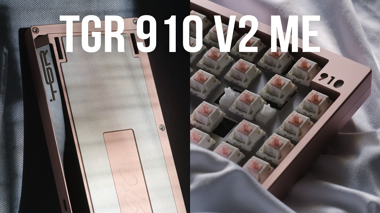 TGR 910 v2 ME with lubed Strawberry Milk Linears / PC Plate / Top Mount