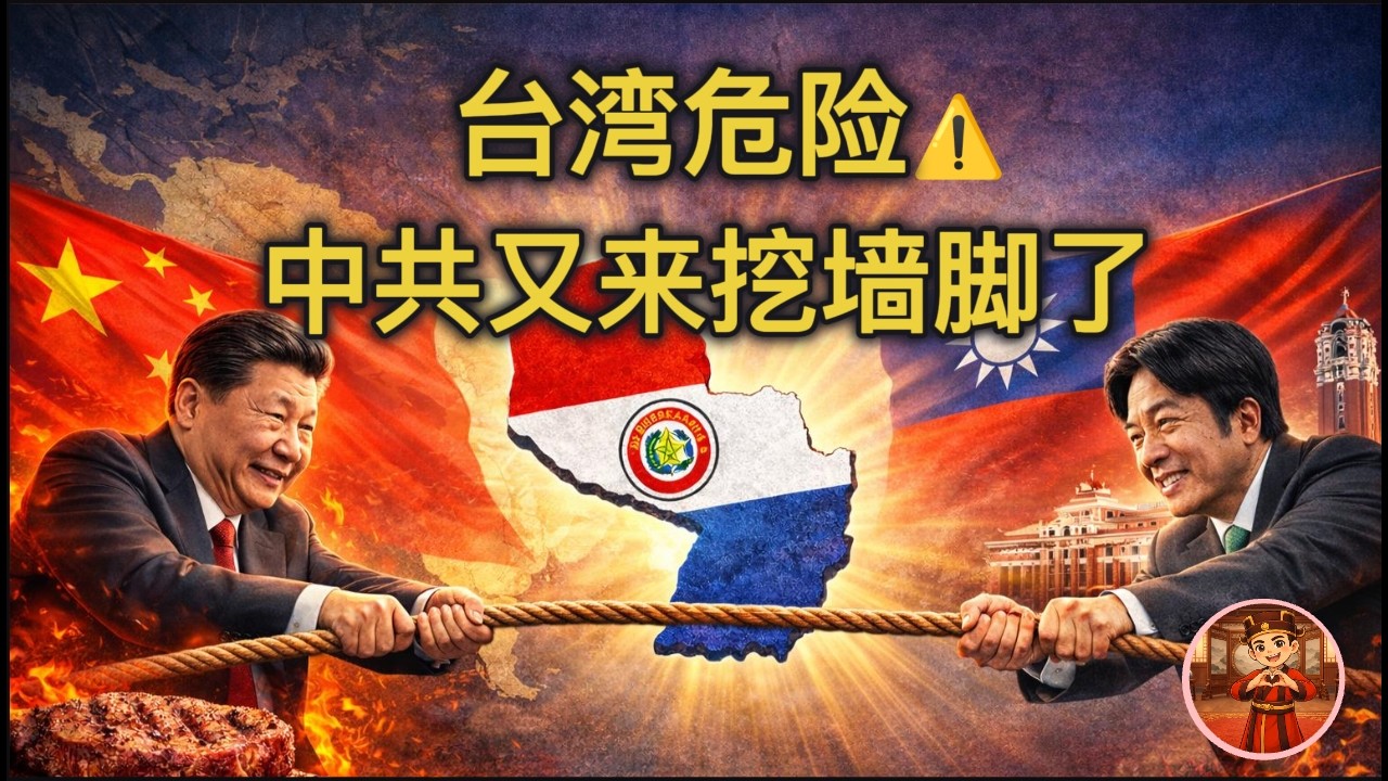 路透社爆料：中共盯上台湾在南美洲的最后盟友，巴拉圭是否最终倒向北京？｜尉迟大官人