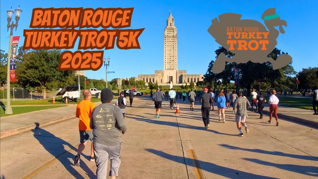 Baton Rouge Turkey Trot 5K Race 2025 - 2,450 Runners!