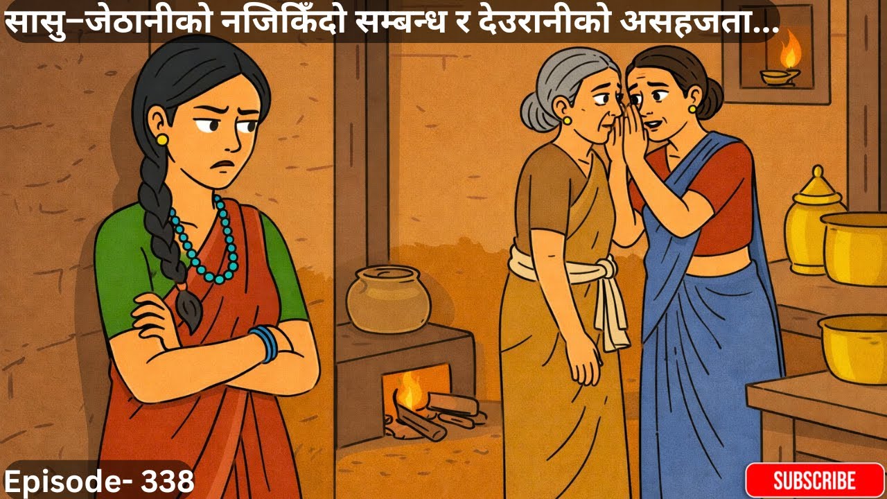 सासु–जेठानीको नजिकिँदो सम्बन्ध र देउरानीको असहजता...Episode- 338 #deuranijethani #sasubuhari #story