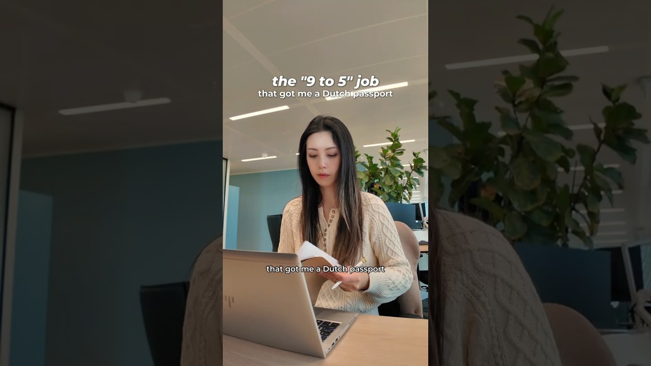 How I used my 9 to 5 job to get EU citizenship #workabroad #9to5 #lifeinthenetherlands #workvlog
