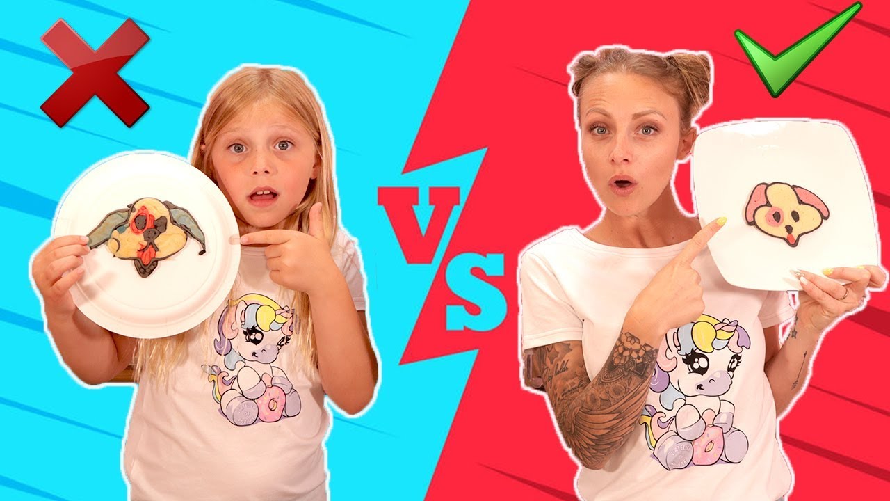 PANCAKES ART CHALLENGE 2 AVEC LOUANE !