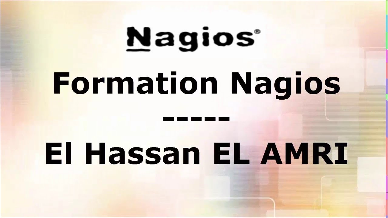 Introduction Formation Nagios XI - (Darija)