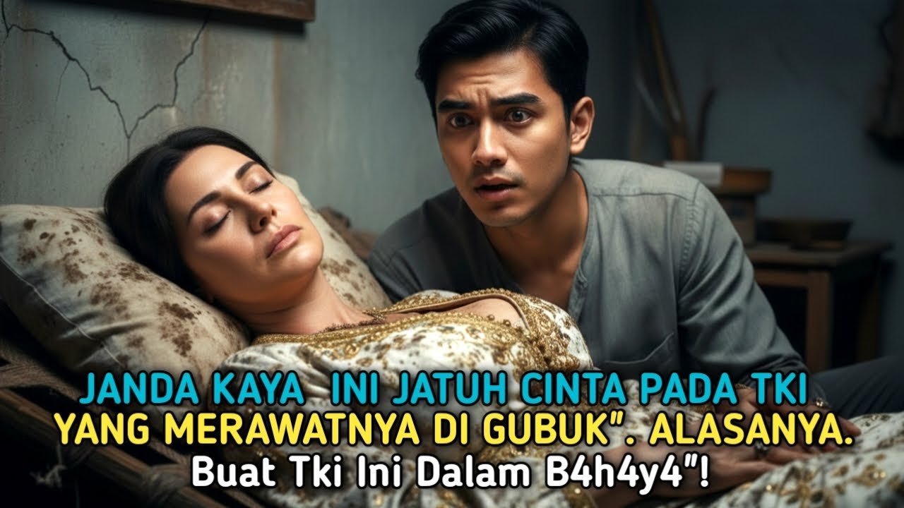 JANDA KAYA INI JATUH CINTA PADA TKI MISKIN YANG MERAWATNYA DI GUBUK ALASANYA BUAT TKI  DALAM BAHAYA'