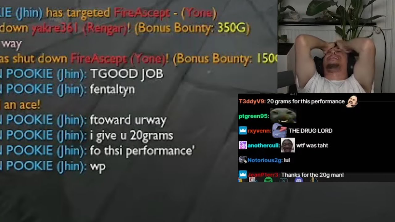 humzh thinks the euw server drugs and alcohol problem is getting worse