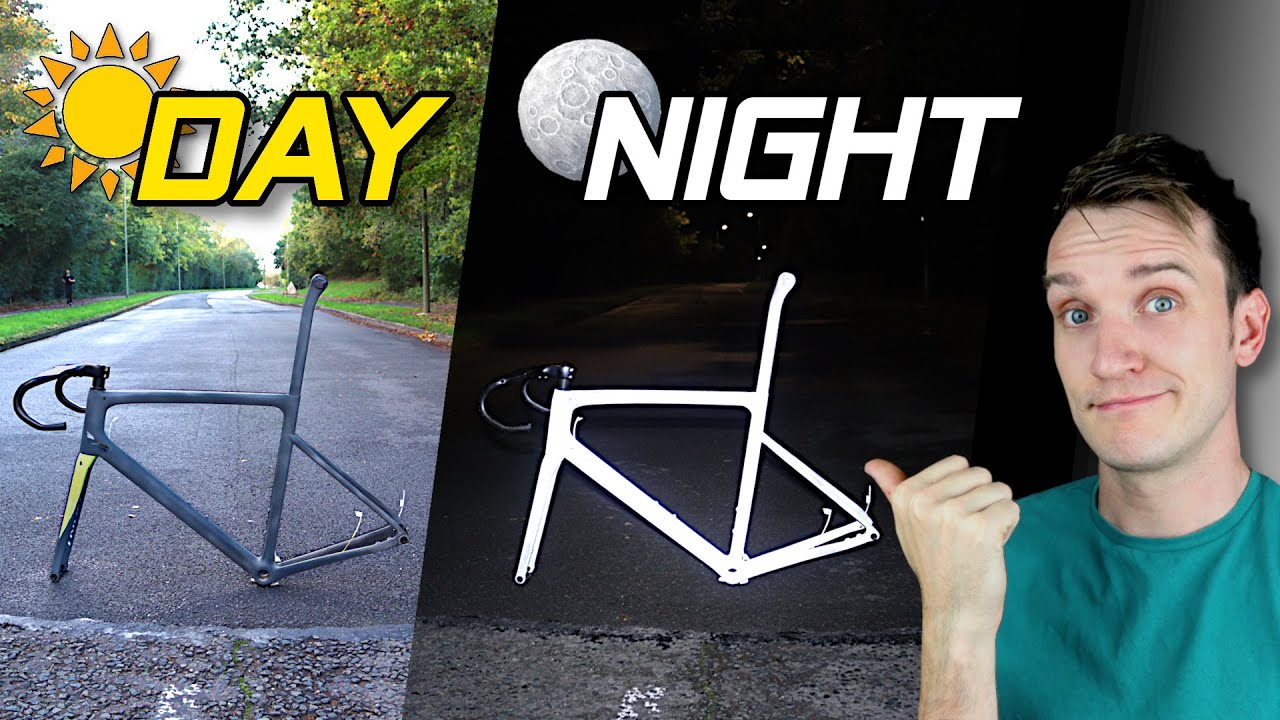 I made the world's most reflective bike frame
