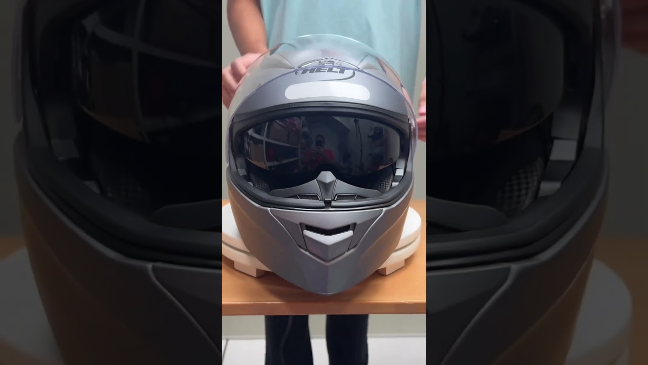 TODO O ESTILO DO HIPPO GLASS TITANIUM!! 😎🤩 #capacetes #capacete #moto