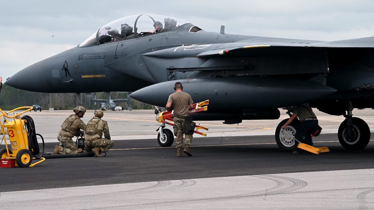 F-15E Forward Area Refueling Point (FARP) • Agile Flag 21-1