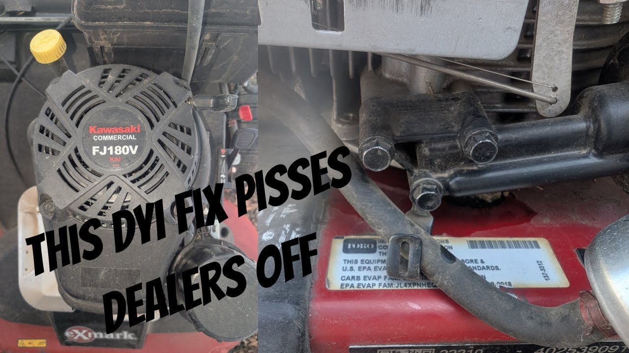 DIY Kawasaki FJ180V Engine Oil Leak Fix